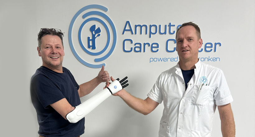 Press release - Benelux first : first 3D printed bionic arm delivered